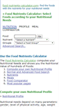 Mobile Screenshot of food-nutrients-calculator.com